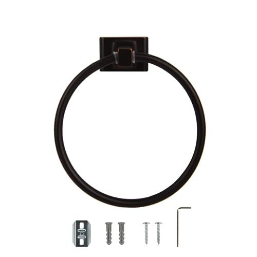 Image of Design House 539239 Millbridge Classic Towel Ring for Bathroom Oil Rubbed Bronze