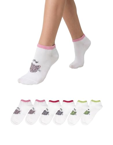 Coffret cadeau chaussettes invisibles PRISCO lot de 6 paires fille