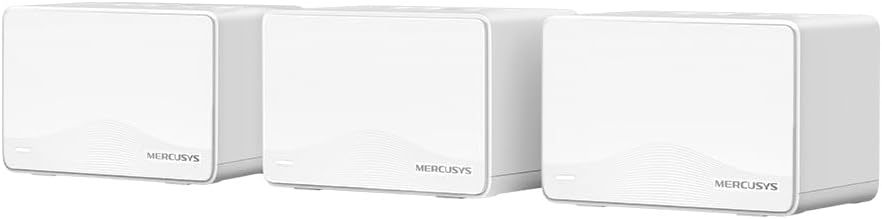 Mercusys Halo H25BE(3-pack) | Wi-Fi 7 Mesh Sistemi | BE3600 Mbps Hız | Fiber Uyumlu | Dual-Band | 3x1G Port | 650 m² Kapsama | MLO | 320 MHz, 4K-QAM | 8K Yayın | Kolay Kurulum ve Kullanım