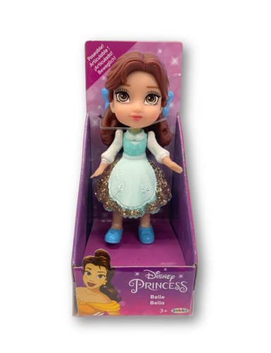 Amarina Packed In Clear Box For Gift Disney Princess Mini Poseable 3.5 Inches Doll Choose From All 11 Style Princess Characters (Belle Blue) #TOP7