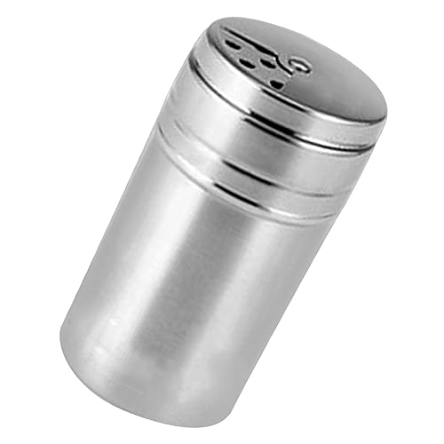 KICHOUSE 1 Pieza Castor Latas De Sal Pimentero Agitador De Azúcar Draga De Acero Inoxidable