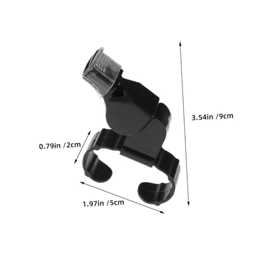 Silbatos de dedo de sonido fuerte para árbitros 4 piezas miniatura 2