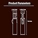 Butane Torch Lighter Portable Multi-Function Windproof Lighter Adjustable Flame Suitable for Candle Kitchen Barbecue(Black)