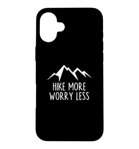 Hike More Worry Less �o�R �L�����v �o�P�[�V���� �X�}�z�P�[�X iPhone 16 Plus �p