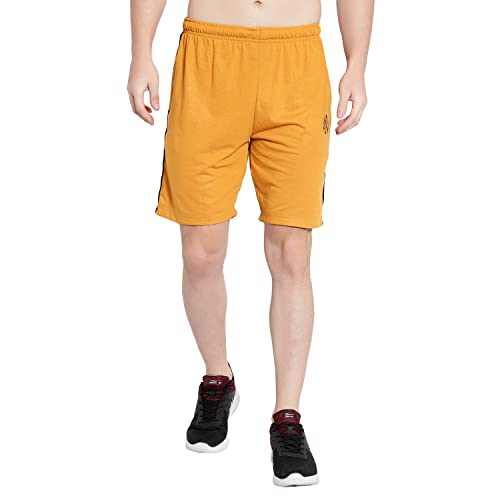Image of DIA A DIA Men's Cotton Shorts with Zipper Pockets - Elastic Waist with Drawstring, Comfortable Casual & Gym Shorts for Men, Sizes M to 5XL (28-46 Inch Waist), Plus Sizes