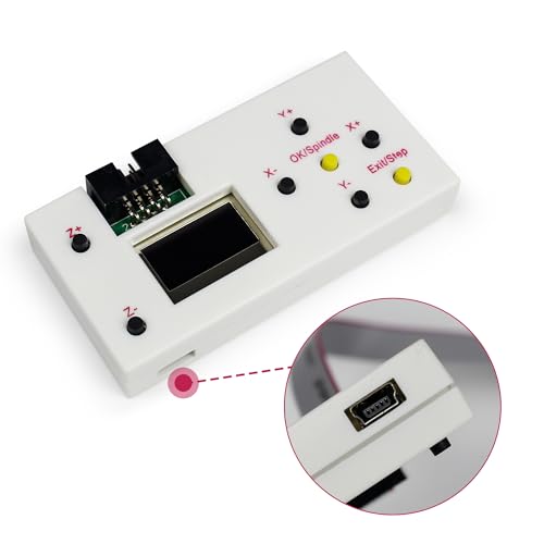 CNCTOPBAOS 3 Axis GRBL Offline Controller Board Remote Hand Control LCD Screen Off-line Control Module for 1610 3018 PRO CNC Router Carving Milling Engraving Machine Offline CNC Controller