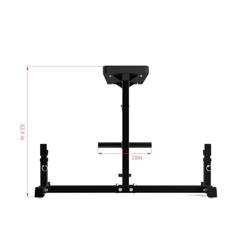 Image of Seal Row Bench for Back Workout, Heavy-Duty Steel Rowing Bench with Barbell Holders, Incline Chest Support Bench for Home Gym Strength Training