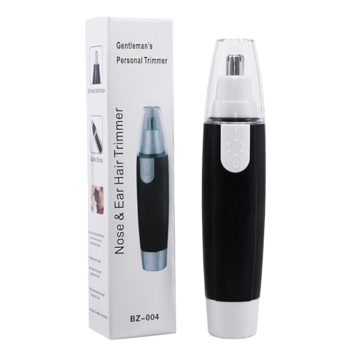 Image of SONORO KATE Waterproof Painless Facial Hair Remover - 3-in-1 Nose Ear & Eyebrow Hair Trimmer for Men & Women - Dual-Edge Blades - Compact Portable Battery-Operated Grooming Tool