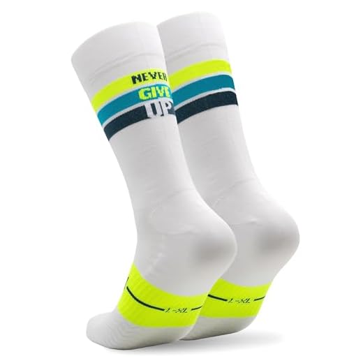 NORTEI Calcetines Ciclismo Altos Deportivos Hombre y Mujer - Calcetines Running Triatlón Gimnasio Crossfit - Acolchados, Transpirables, Sin Costuras, Compresivos y Ligeros (S-M)