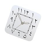 ATOMUSERLY Orologio da uomo quadrato con quadrante S logo personalizzato 27 mm, 1 pezzo, adatto for movimento NH35/NH36(2,No logo)