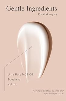 Seborrheic Dermatitis Face Cream for Sensitive Skin - Hydrates & Supports the Skin Barrier with MCT Oil, Squalane - Moisturizing Face, Scalp and Body Cream - No Steroids, Gentle Ingredients