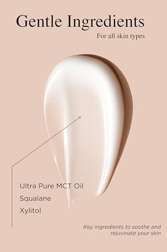 Seborrheic Dermatitis Face Cream for Sensitive Skin - Hydrates & Supports the Skin Barrier with MCT Oil, Squalane - Moisturizing Face, Scalp and Body Cream - No Steroids, Gentle Ingredients