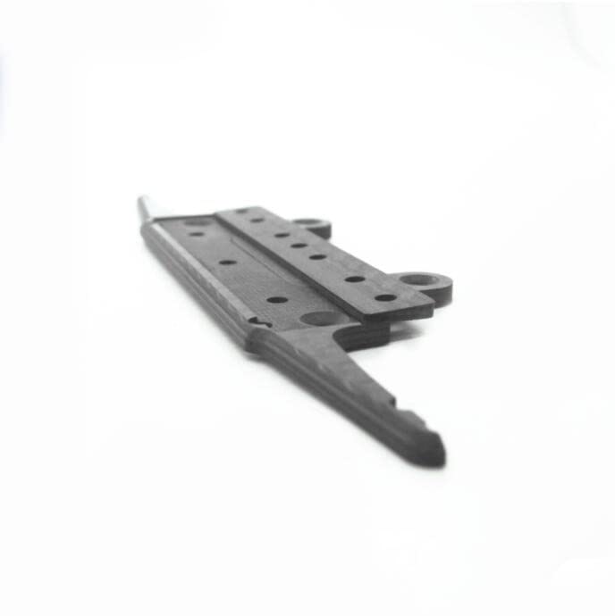 Replacement Part For 2mm Carbon Fiber Front Roller Stay Plate 94780 With Wide Brake Slot For Mini 4WD Racing Car Model MA/AR/S2/MS Chassis - (Color: D)