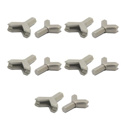 10Pcs Y Shape Cup Hook Installer Wing Nut Driver Bit Mug Hooks For Kitchen Under Cabinet Storage Frame Point Holder