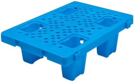 Plastic Pallet for Basement Storage, 19.68 x 14.96 x 4.72 Inch Storage Nestable Shipping Plastic Trays Lightweight Breathable Grid Pad for Storage Balcony Camping Closet Platform
