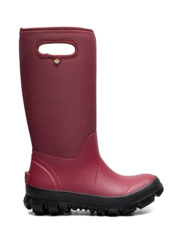 BOGS レディース ホワイトアウト ドット スノーブーツ, 赤褐色(Ox Blood), 26.0 cm