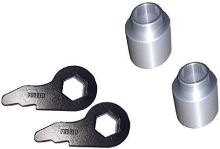 QSA 1" - 3" Adjustable Torsion Keys + 3" Rear FABRICATED STEEL Coil Spacer. 3/3 Lift Kit. Compatible w/ 2000-2006 Tahoe, Yukon, Suburban, Avalanche, Yukon XL