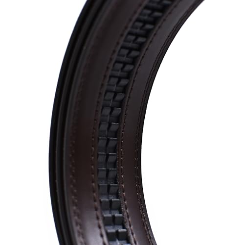 Image of WildHorn Men's Genuine Leather Belt for Men| Premium Auto-Lock Buckle | Adjustable up to 48 inch | Formal & Casual Wear | Micro-Adjust Fit | Stylish Gift Box Included