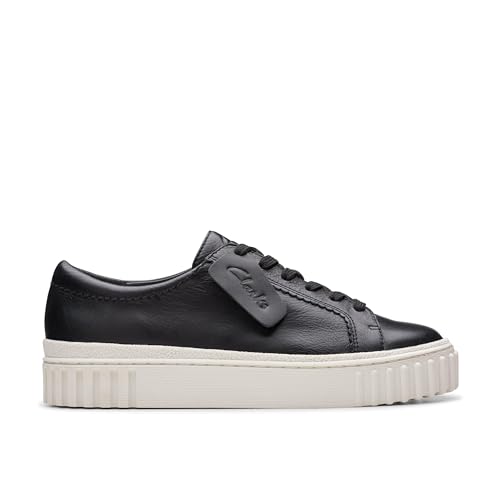 Clarks, Mayhill Walk Mujer, Piel negra, 43 EU
