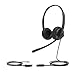 Yealink Headset YHS34 Dual - Due auricolari - con cavo di collegamento RJ immagine