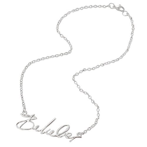 Justin Bieber Belieber Script Necklace2