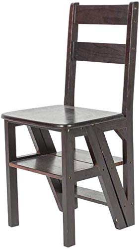 Taburete de escalada para interiores con 4 escalones y silla de escalera plegable 2