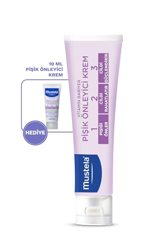 Mustela Bebek Pişik Önleyici Koruyucu Doğal Kökenli Bakım Kremi 50Ml Seyahat Boy 10Ml Hediyeli