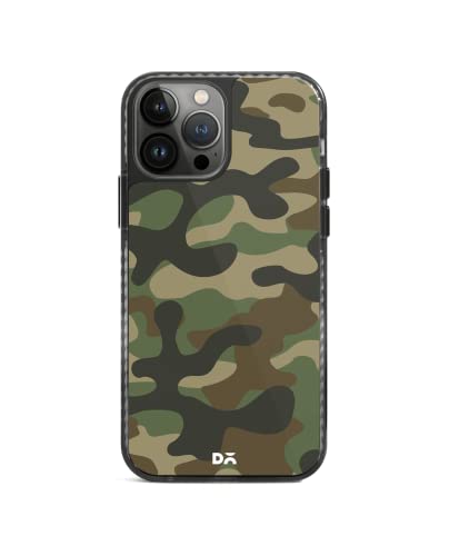 Image of DailyObjects Camouflage Stride 2.0 Case Cover for iPhone 13 Pro Max| Polycarbonate TPU Slim Back Cover | Anti Shock, Scratch Resistant | Sturdy Design | Full Body Protection | Wireless Charging