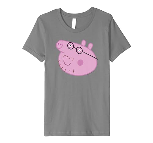 T-shirt Peppa Pig enfant motif Papa Pig Premium en coton