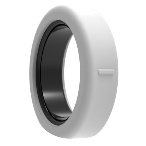 TRIPLE RIVER�EFor RingConn Gen3 RCA-03 / Gen2 Gen2Air �P�[�X �ϏՌ� �J�o�[ �V���R�� �}�b�g ������ �\�t�g�J�o�[ �X�}�[�g�����O ��3���� ��2���� S M �T�C�Y(�z���C�g)