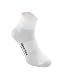 WrightSock Men's Ultra Thin QTR, White, Large