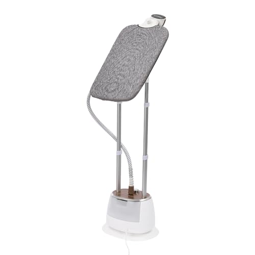 Panfudongk Vaporera a vapor, vaporera de ropa, cepillo de vapor, plancha vertical ZG-MT01, estación de planchado con potencia de 1800W, depósito de agua 1,6L, 10 niveles de vapor, para camisas