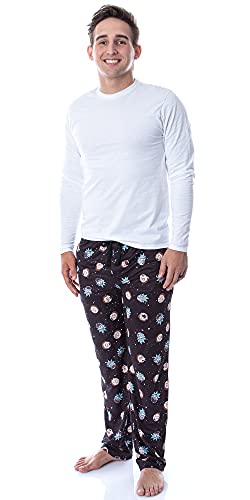 Bioworld Rick and Morty Mens' Face Expressions Toss Print Pajama Sleep Lounge Pants2