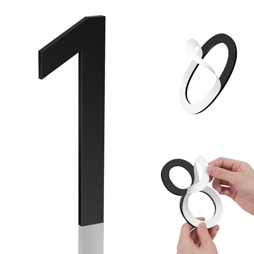 Image of 8 Inch House Numbers, Self-adhesive for Outside Mailbox House Number (1)