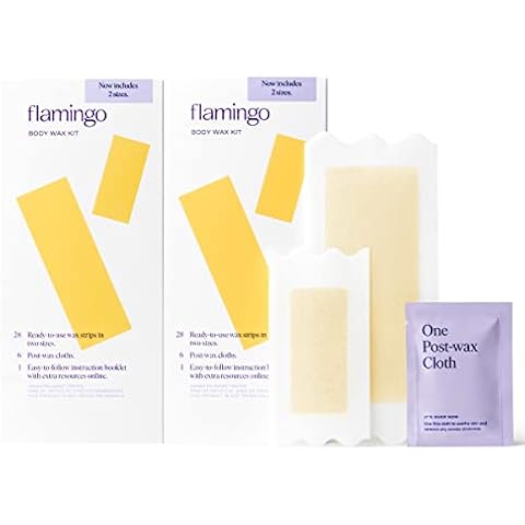Flamingo Women’s Body Wax Kit - 56 Wax Strips Cover