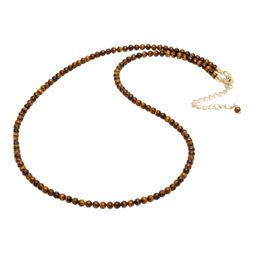 Gempires Natural Gemstone Beaded Necklace Handmade Crystal Jewelry Hypoallergenic 20 Inch Gold Plated Trendy Everyday Fashion Jewelry For Women