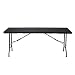 Produktbild Toolland Klapptisch Campingtisch, Rattan-Look, Weiß, 180 cm x 75 cm x 74 cm