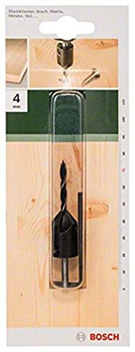 Bosch Accessories 2609255217 Foret à bois avec fraise conique 90° Diamètre 4 mm