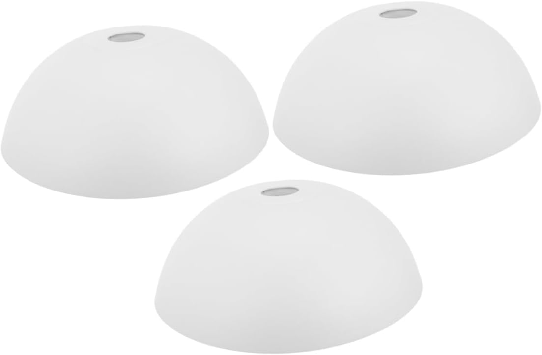 Mikinona 3pcs Plastic Chandelier Shade Ball Lamp Shade Replacement for Floor Lamp Wall Sconce Decorative