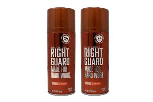 Right Guard Sport Deodorant, Aerosol, Original 8.5 oz (Pack of 2)