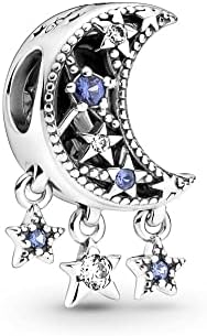 Pandora Star & Crescent Moon Charm 799643C01