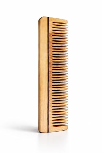 Peine de madera natural para cabello miniatura 1