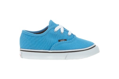 Image of Vans Girl's Fashion Sports Canvas Trainer, Malibu Blue Black, 7.5 us
