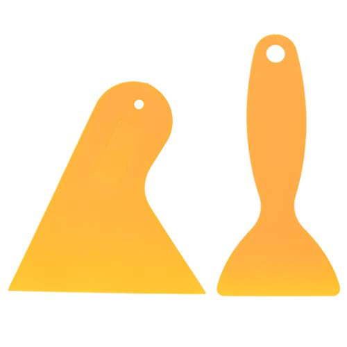 YeulionCraft 2 Pieces Screen Printing Squeegee Plastic Screen Ink Scraper for Screen Printing