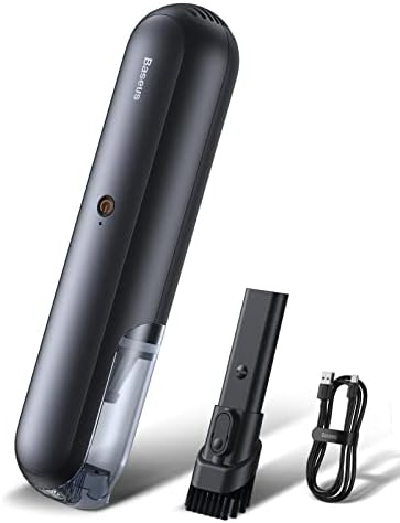 Baseus Aspirador de pó portátil sem fio, pequeno, recarregável, p...