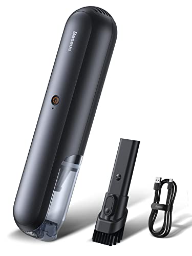 Baseus Aspirador de pó portátil sem fio, pequeno, recarregável, p...