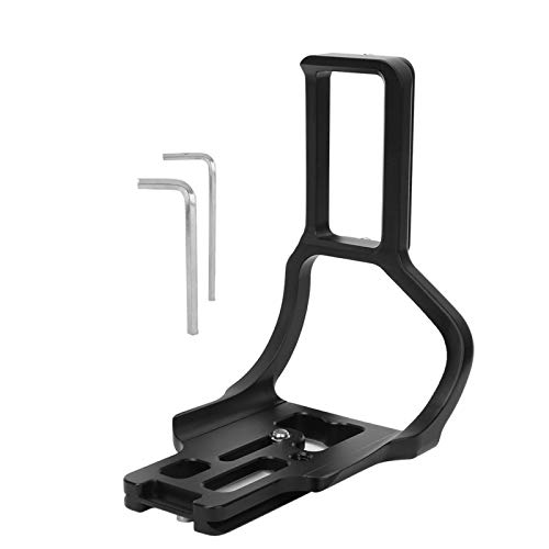 Exclusive Discount 90% Price FOLOSAFENAR Camera Hand Grip L-Plate,Aluminum Alloy Camera Bracket L Shape,Horizontal and Vertical Shooting L-Shape Bracket,with 1/4Inch Screw,for Nikon D750 Camera Bettery Grip