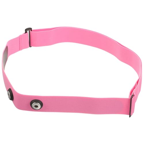 Veemoon Correa Elástica Pecho Ajustable Rosa, Banda de Monitoreo de Frecuencia Cardíaca Multiusos para Correr y Ciclismo, Cinturón de Fijación para Pulsómetro Deportivo