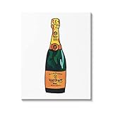 Stupell Industries Classy Champagne Wine Bottle Kitchen Bar Beverage Canvas Wall Art, Design By Amelia Noyes