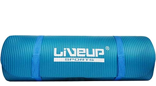 Colchonete Tapete Para Ginástica Yoga Ou Pilates Cor Azul